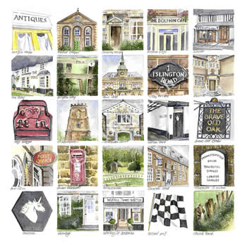 Towcester alphabet print